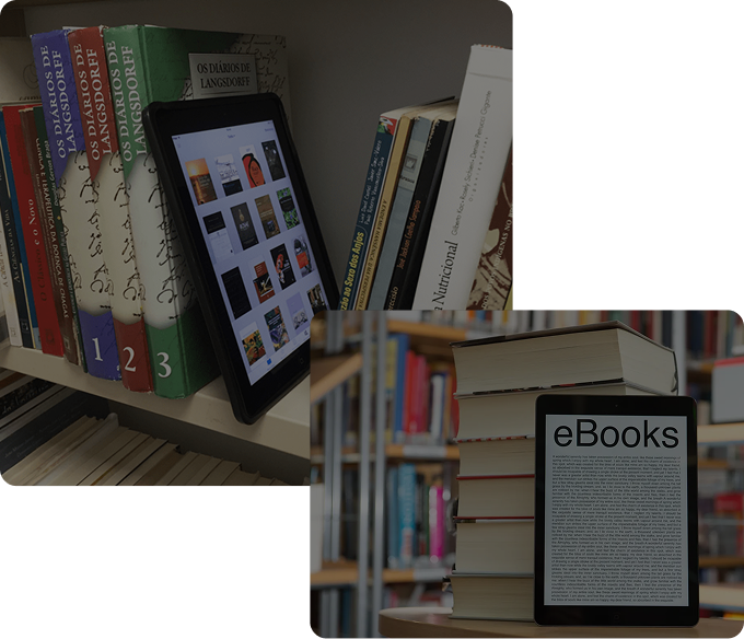 Books and eBook reader